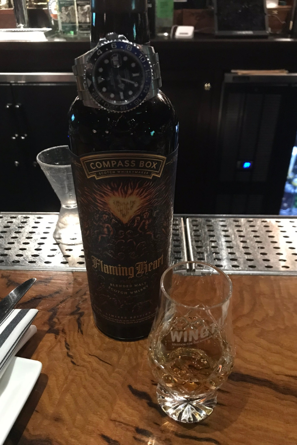 The Compass Box Flaming Heart