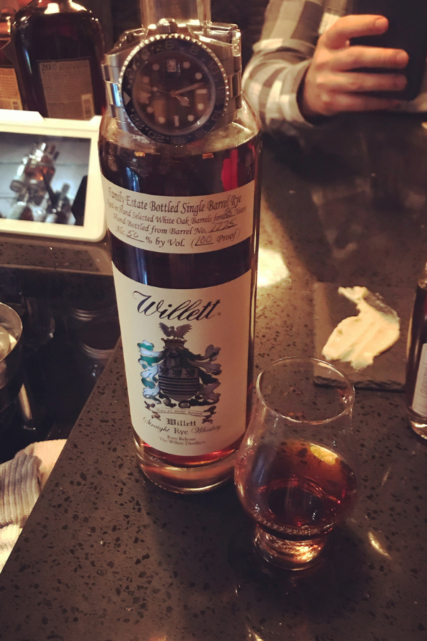 Willet Rare Release 25 years tasting